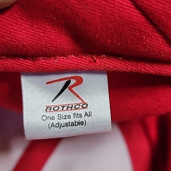 Rothco U.S. Marine Corps Adjustable Red Hat - Picture 6 of 6